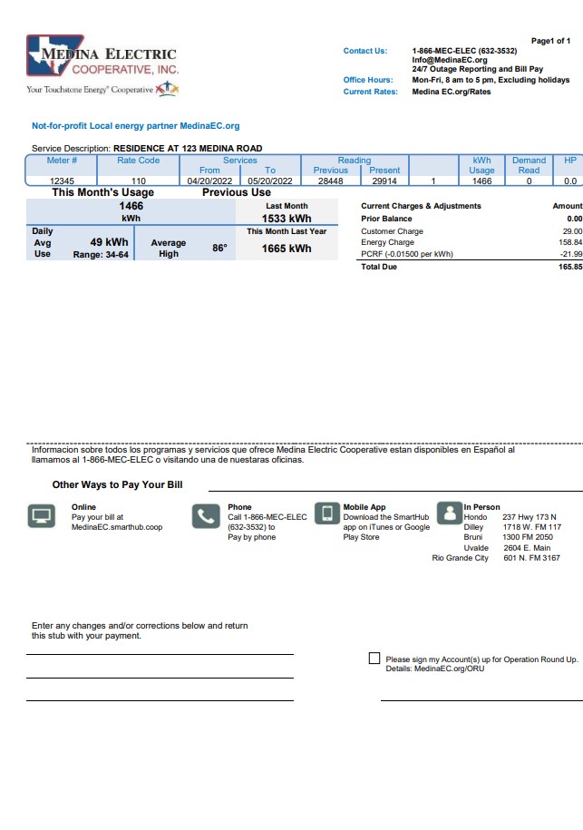  Minol USA business utility bill 